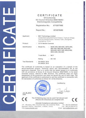 ce certificate copy