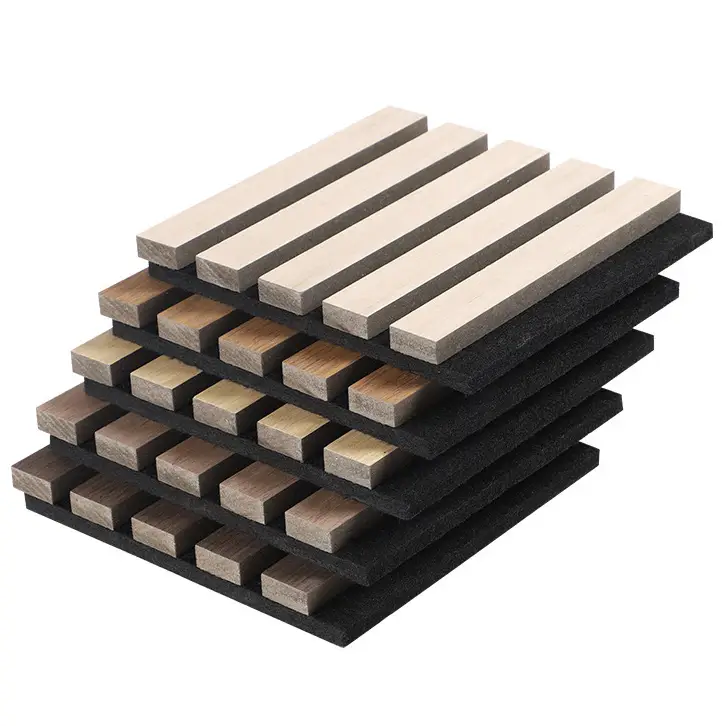 acoustic wood slat wall panel