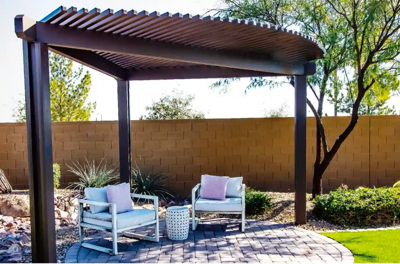 composite pergola_ beam, whole set design