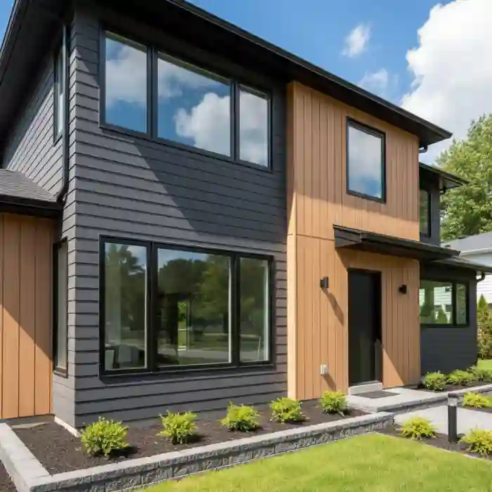 brown composite cladding
