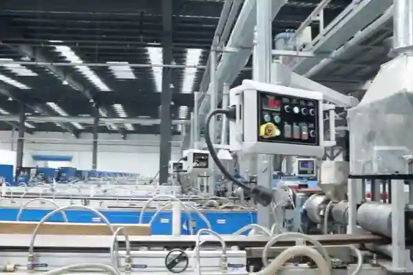 composite cladding extrude machine