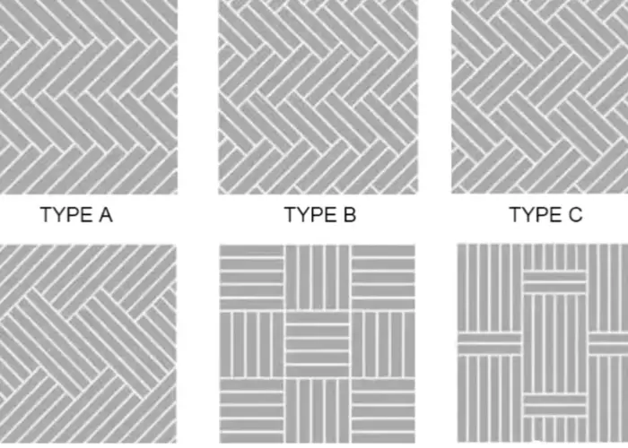 multi-layout herringbone spc flooring