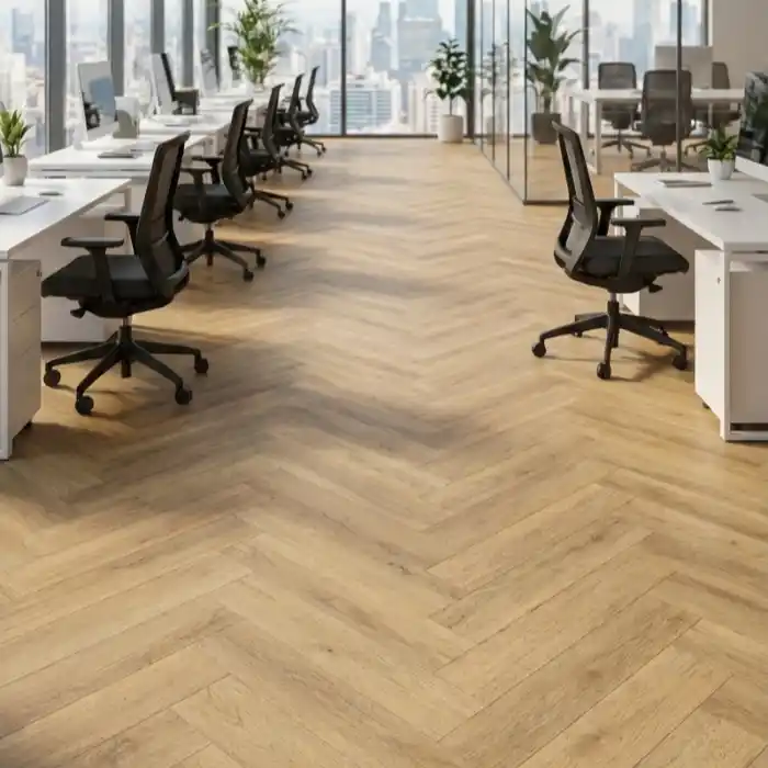 office herringbone spc flooring supplier