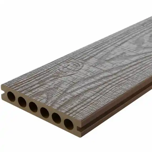 Hollow Teak composite decking