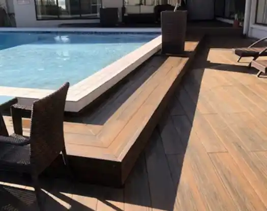 pool waterproof composite decking