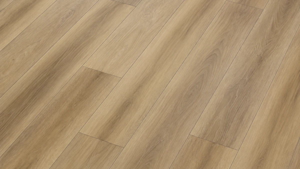 Standard SPC flooring plank and click-lock edge detail