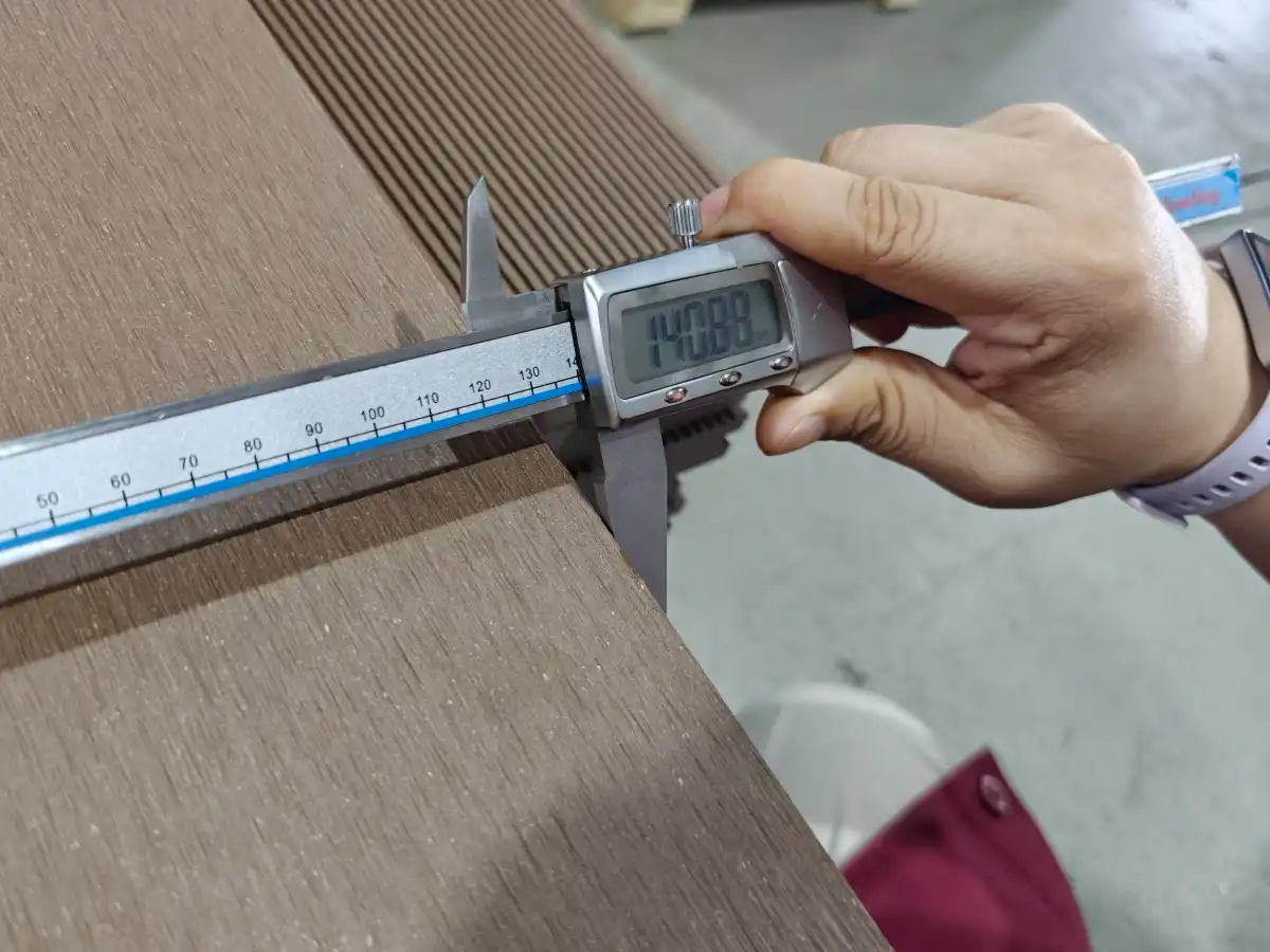 Composite decking performance testing