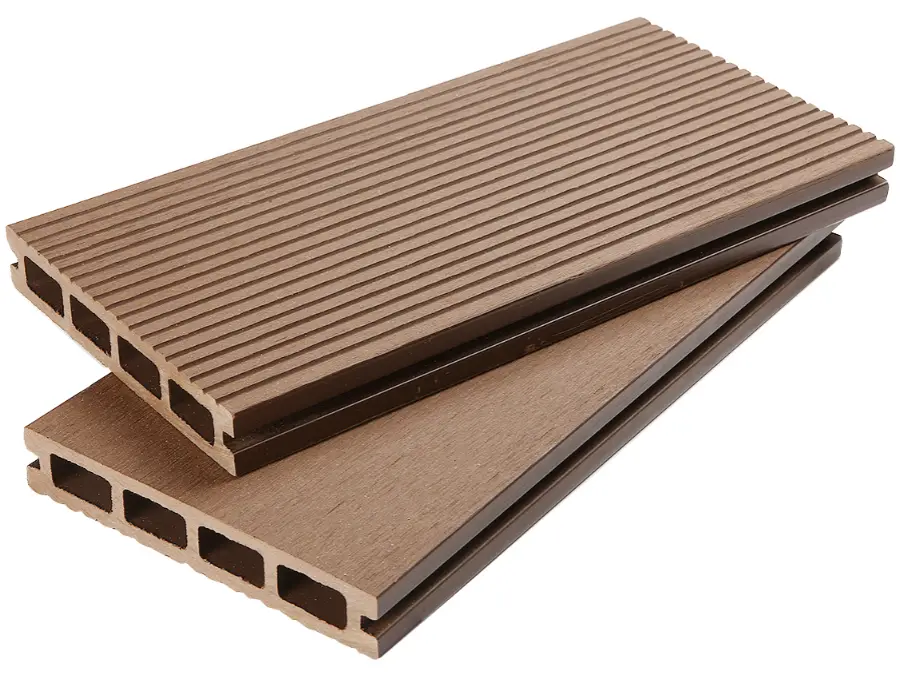 DB-structure-hollow-board Hollow WPC deck board cross section with internal chambers